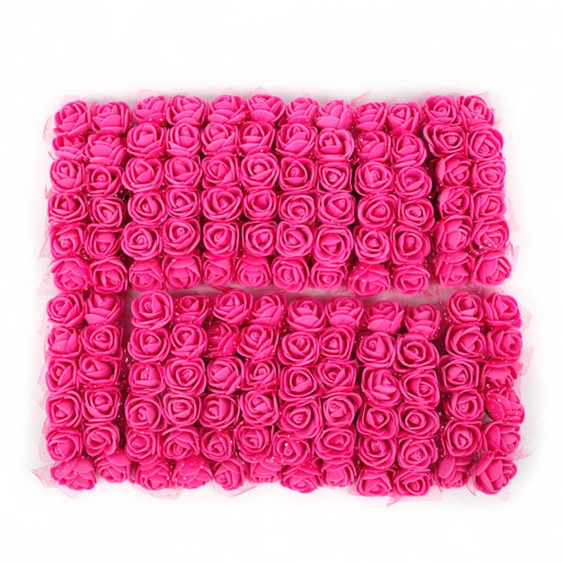 Artificial PE Foam Flower Faux Small Rose Real Looking Fake Roses for Wedding Bouquets