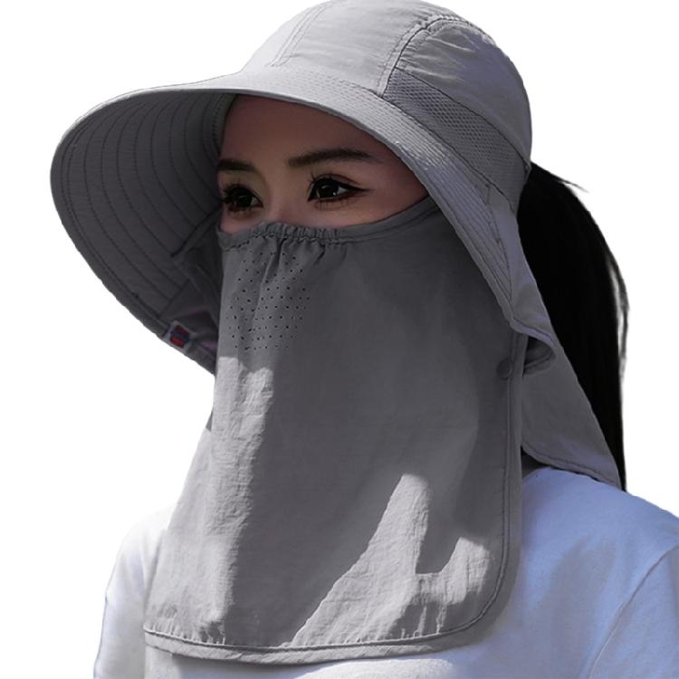 Wide Brims Sun Hat Sun Protective Face Covers Hat for Women Fishing Cycling