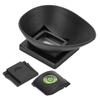 22mm Rubber Viewfinder Eyecup with Top Cold Shoe Cover Spirit Level for 5D2 5D 6D Camera