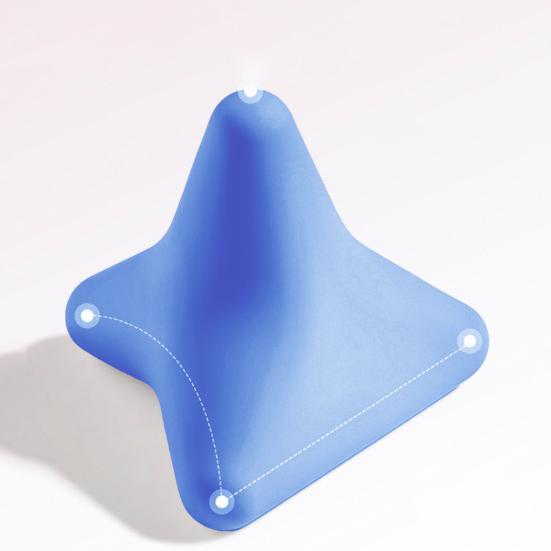 Masážní míček Protiskluzový Hluboká relaxace Fyzikální terapie Ruční Relaxační svaly Páteř Záda Manuální Svalový masážní míček Jóga Fitness