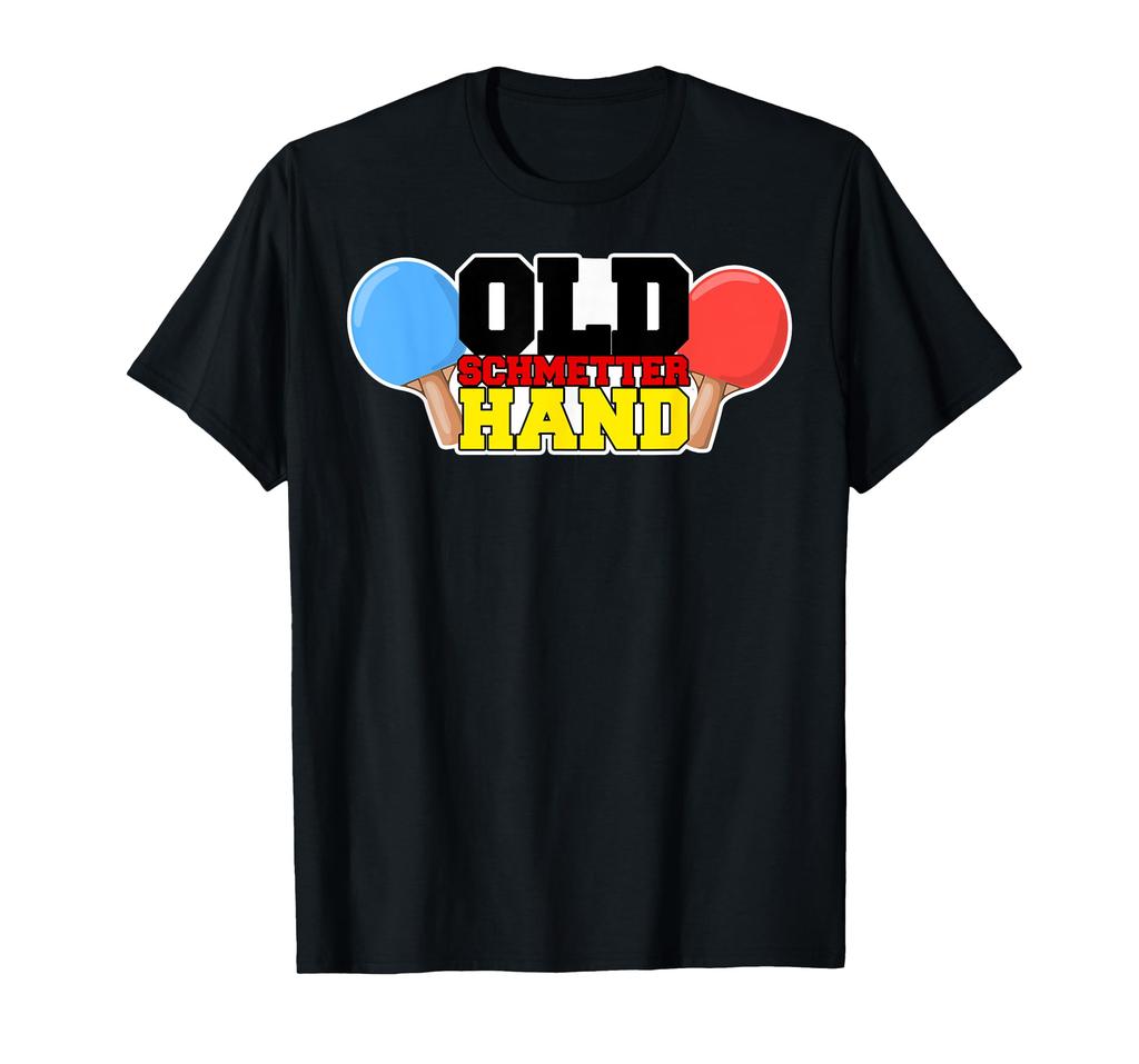 Old Butterfly Table Tennis Men Children Gift Proverb T-Shirt