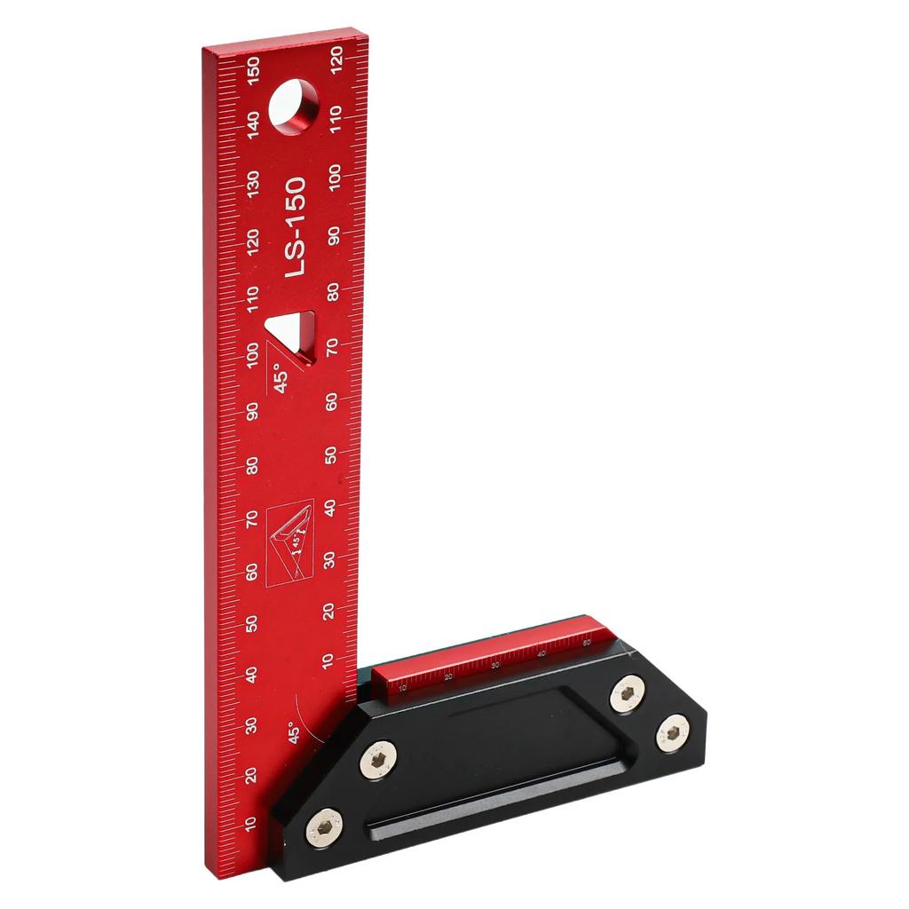 1pc Multi-Angle Measuring Ruler Carpenter Square 45/90 Degrees L Square For Measuring Drawing Accessories