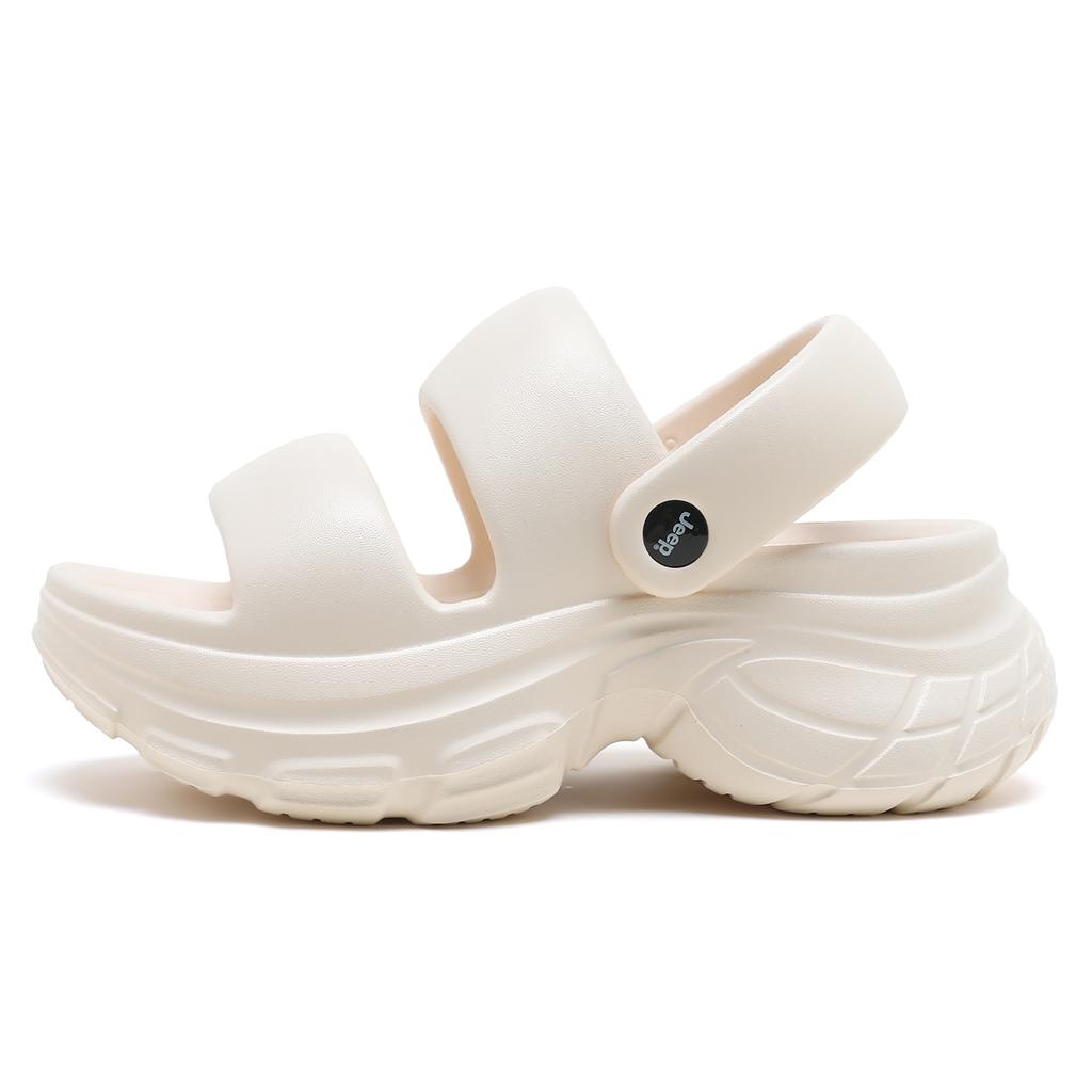 Jeep EVA Daily Commuting Casual Beach Sandals Women sandals Off-White P750W14677-3