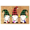 Christmas Gnome Entrance Doormat Cartoon Dwarf Welcome Mat Entrance Carpet  Indoor Outdoor