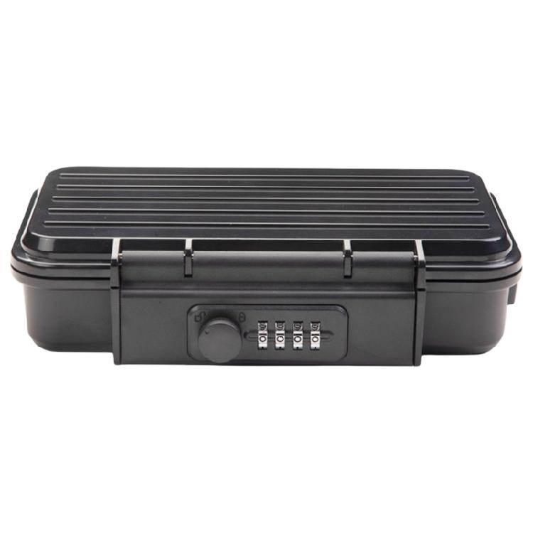 

Splashes Proof Easy Carry Cash Box Reusable Travel Security Case ABS & Steel Password Safe Box for Traveling Gym Lockers 1