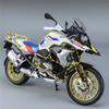 1/9 BMW R1250 GS ADV Alloy Racing Motorcycle Diecasts Street Sports Motorcycle Model Simulation with Light Collection Kids Toys Gift