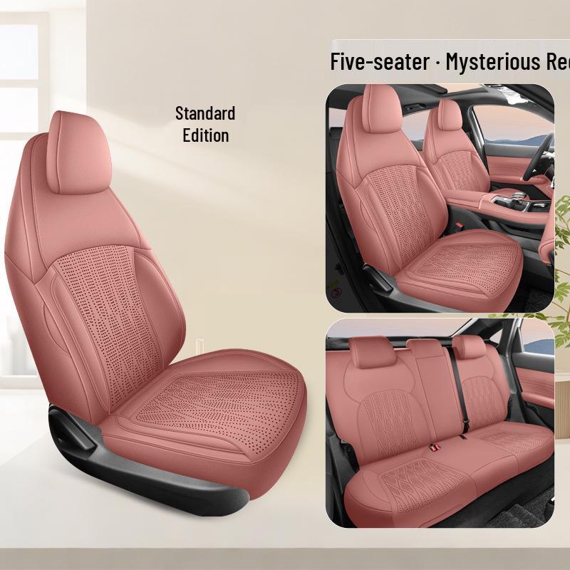 Perforerade Sadelöverdrag i Mocka för 4:e Generationens Changan Eado