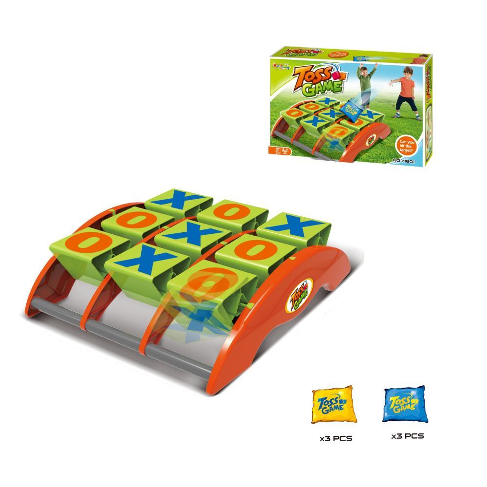 

Giant Tic Tac Toe Bean Bag Toss Game, Outdoor Indoor Family Party Fun Activity, Kids Adults Toy зелёный