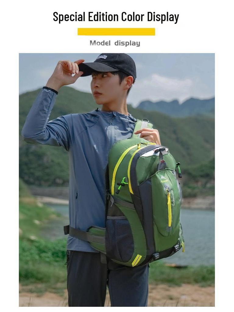 Waterproof 40L Outdoor Backpack for Hiking, Cycling & Mountaineering - Unisex, Large Capacity, Free Shipping