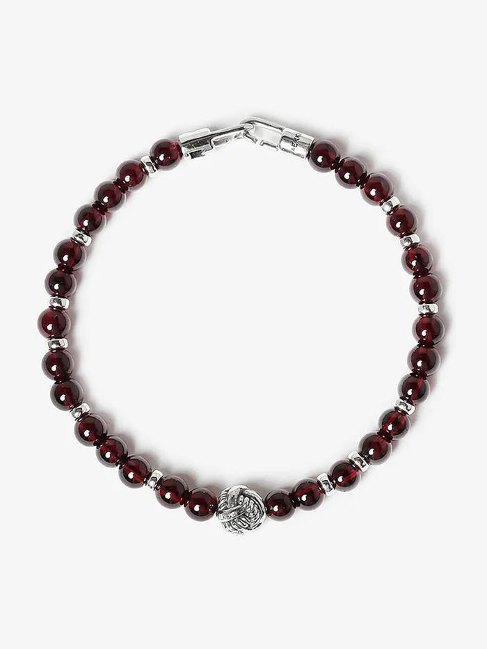 Clot Blood Gemstone Bracelet