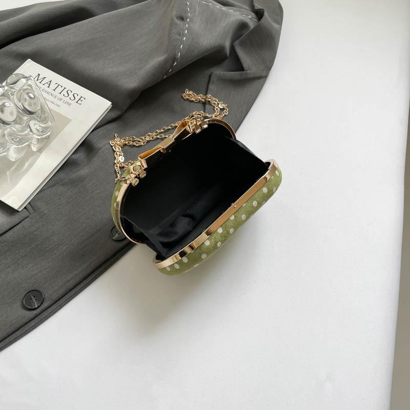 Handliche Polka Dot Tasche, Modische Unterarmtasche, Exquisite Single-Shoulder Crossbody Bag für Damen, Kleine quadratische Tasche