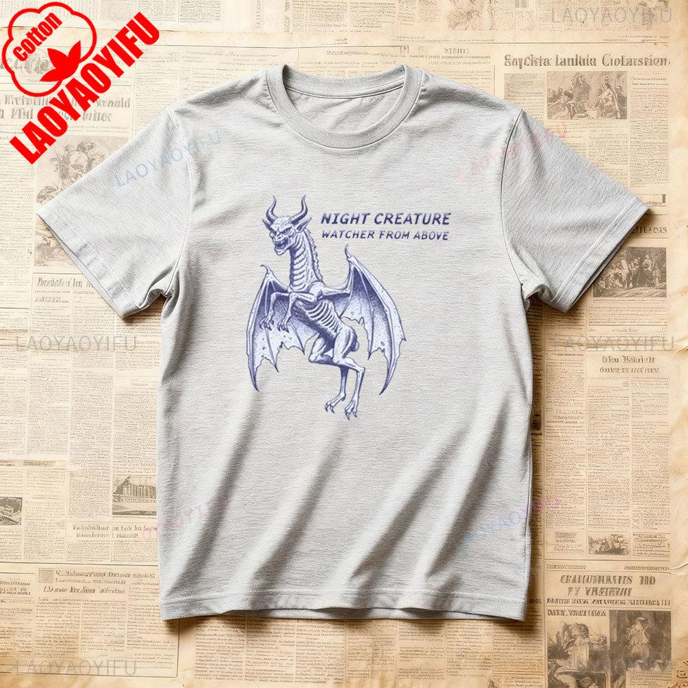 Jersey Devil Shirt Cryptid Design Men Women TShirt Unique Retro Mythical Creature Graphic Tee Mystical Creature Lover Gift Tops