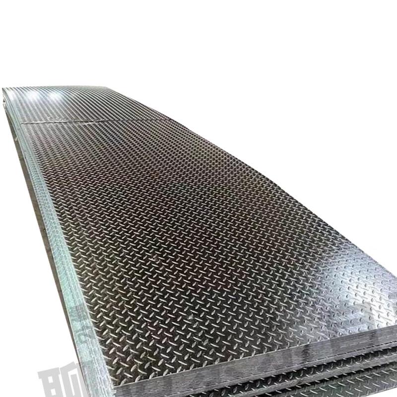 Liaoyi Galvanized Anti-slip Steel Tread Plate 0.8mm