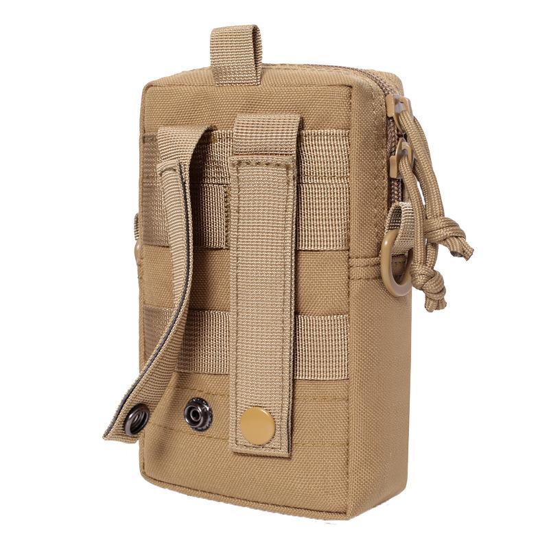 Multifunctional Molle Outdoor Water Bottle & Phone Pouch - Waist, Vest, and Crossbody Bag