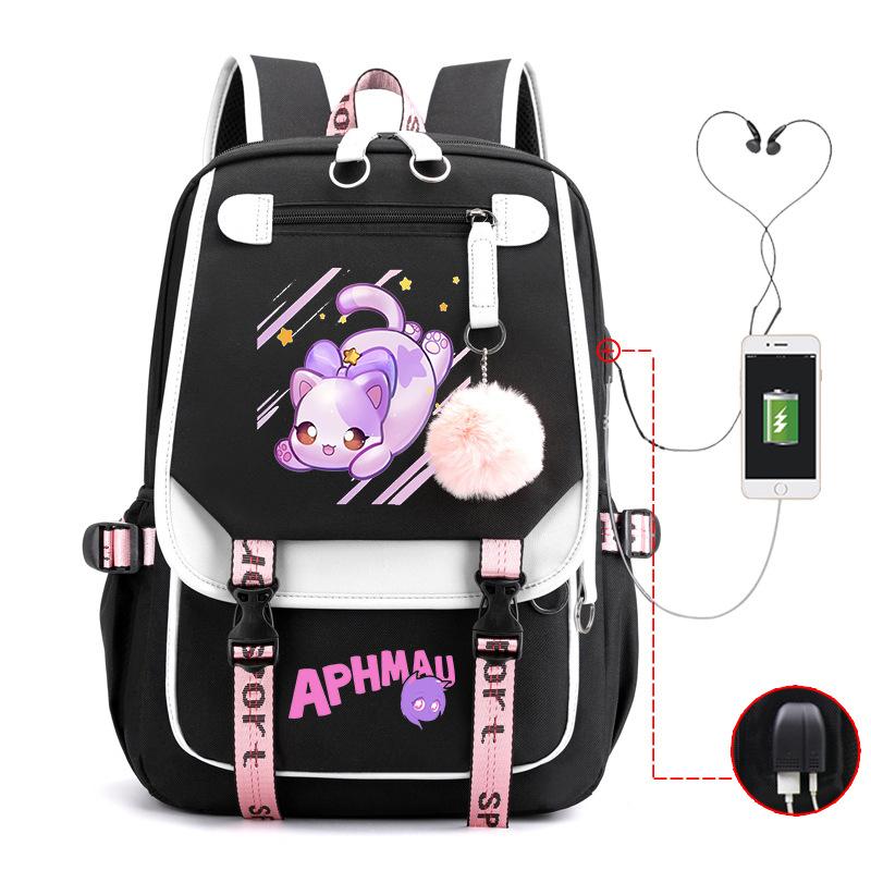 Harajuku Simple And Versatile Junior High School Student Schoolbag Female Lightweight Large-Capacity Junior High School Student Backpack