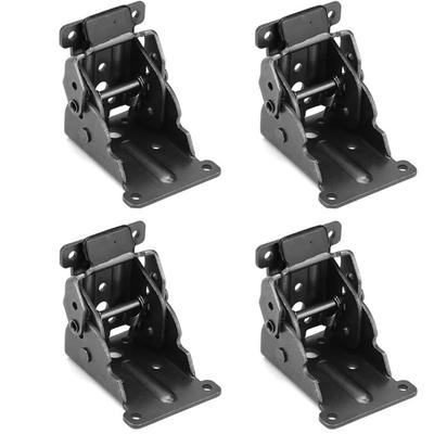 4-piece Set Of Foldable Lockable Self-locking Hinges, Suitable For Table Legs, Bed Legs, Etc.