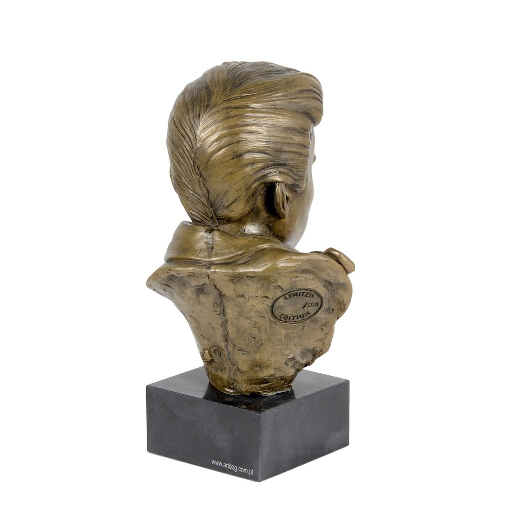 Elvis Presley - marble bust, statuette of a famous person, decoration for office, school, and hotel by the Art-Dog brand