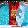 Football club.C Print Beach Towel Design, Soft, Lightweight. for Home Bathroom, Spa, Pool, Yoga, Surfing, Camping, Gift for Family, Friend
