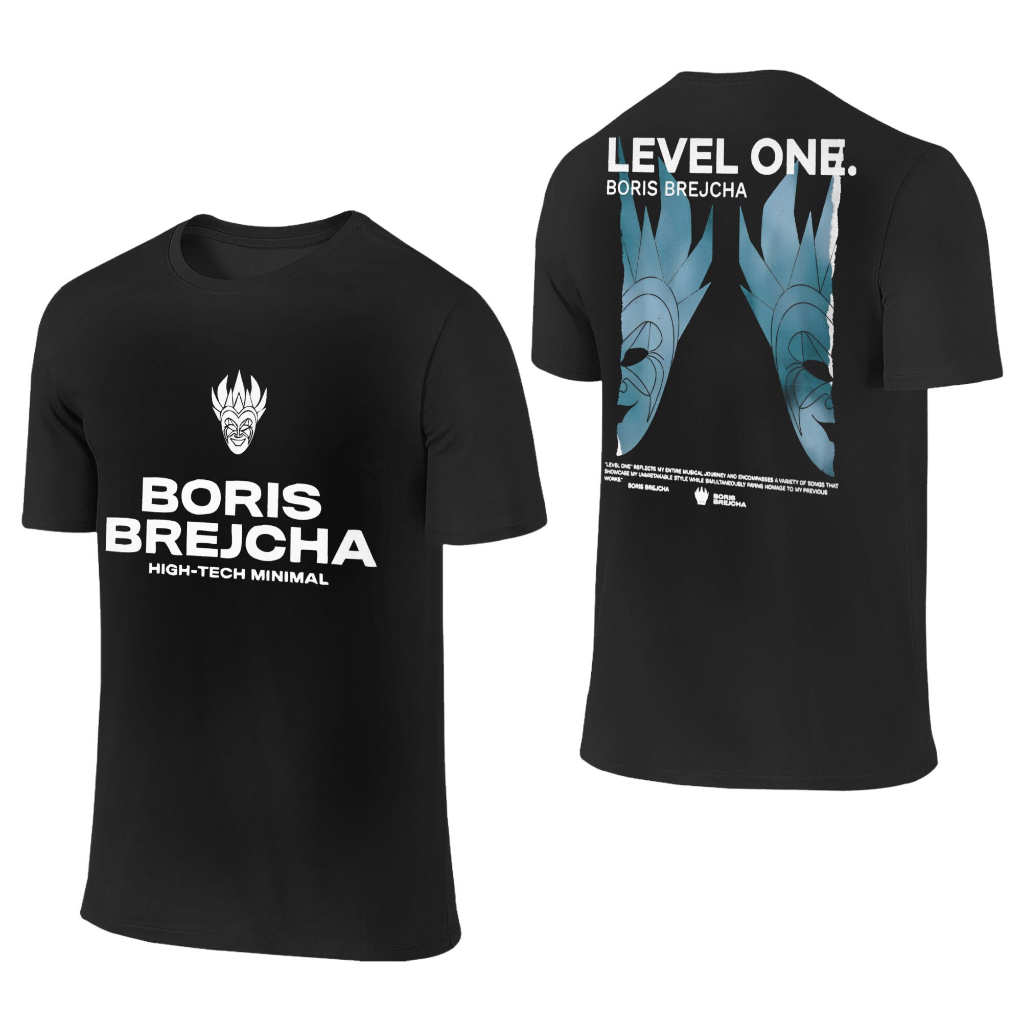 BenberFashion Nieuwigheid Boris Brejcha Fckng Serious T-shirts Mannen Vrouwen Ronde Hals 100% Katoen T-shirt DJ Muziek Tour Tee 2-zijdig Grote Maten Kleding 2XL