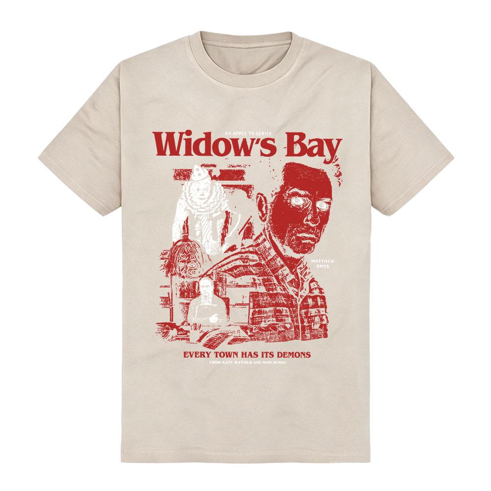 Unisex Streetwear Widows Bay TV Print T-Shirt Sommer Rundhals Mode Grafikdruck T-Shirts Kurzarm Baumwolle Weiche T-Shirts