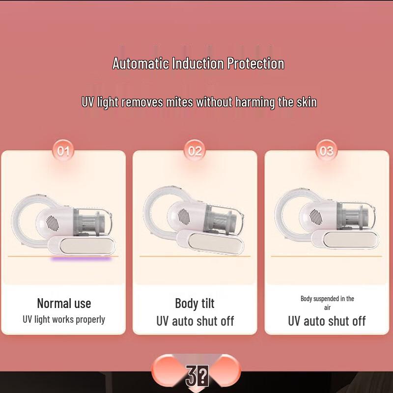 Haier Handheld Mite Removal Vacuum with UV Sterilization