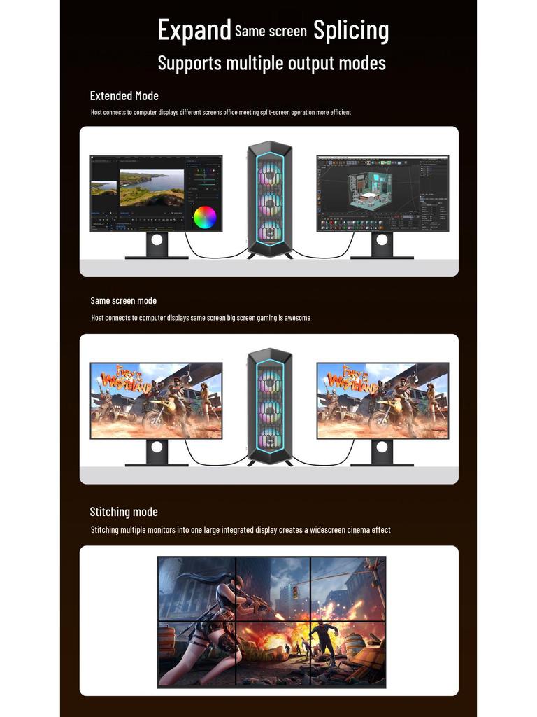 DP 2.1 Gaming Cable: 16K HD Video Cable Compatible with 8K/4K for Computer Graphics Card Display