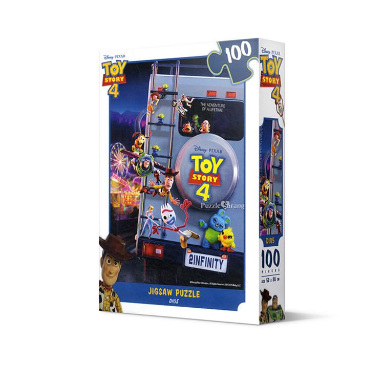 Toy Story 4 - Adventure (Oversized) Jigsaw Puzzle Disney Animation 100 Pieces, Popular Korean Puzzle