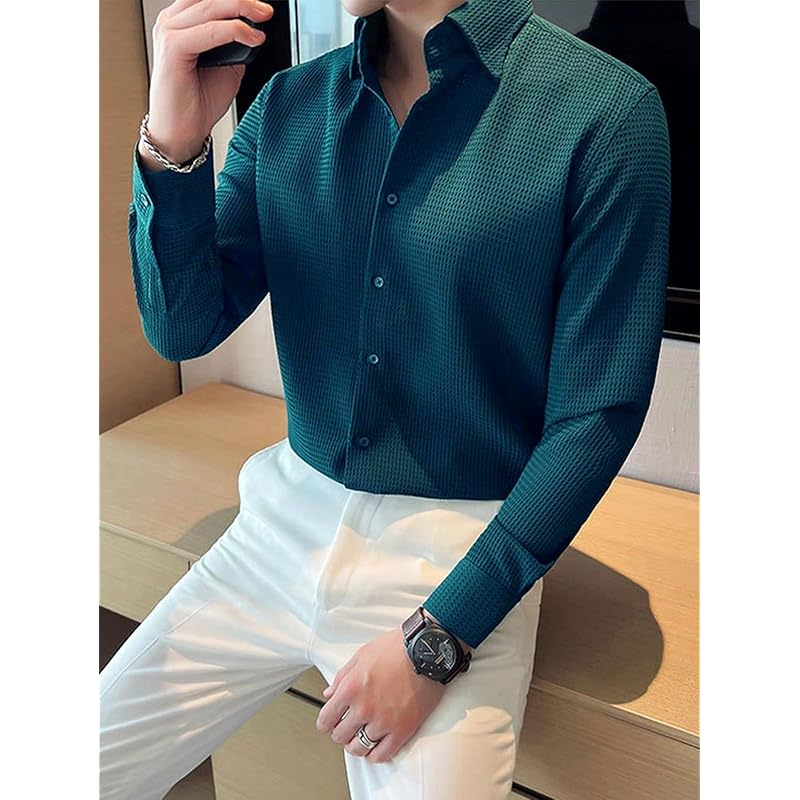 Leriya Fashion Textured Shirts for Men || Casual Shirt for Men || Shirt for Men|| Men Stylish Shirt || Men Fancy Shirt |