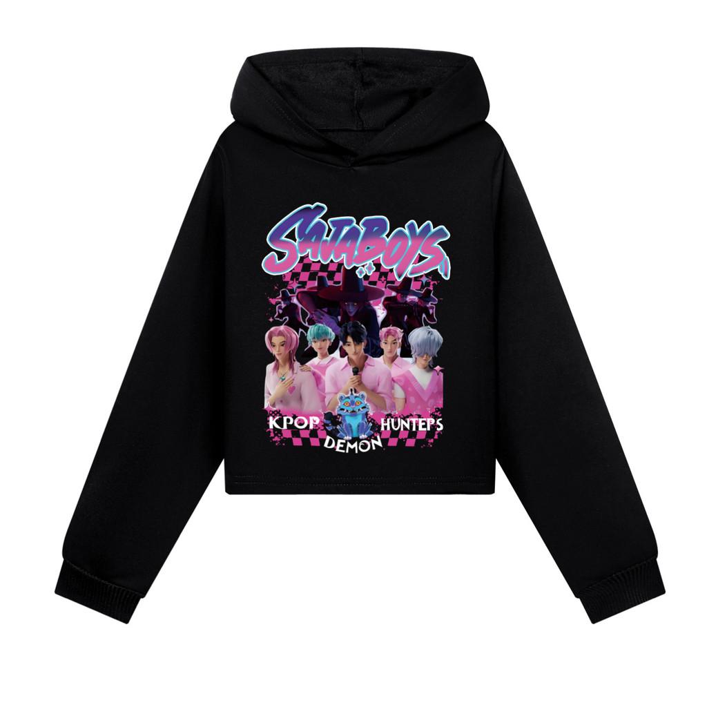 

Детские Девочки Аниме Мультфильм ПОП Певица Суперзвезда Руми Мира Зои Саджа Мальчики Принт Повседневные Толстовки с Длинным Рукавом Свитшот Топ 130Cm