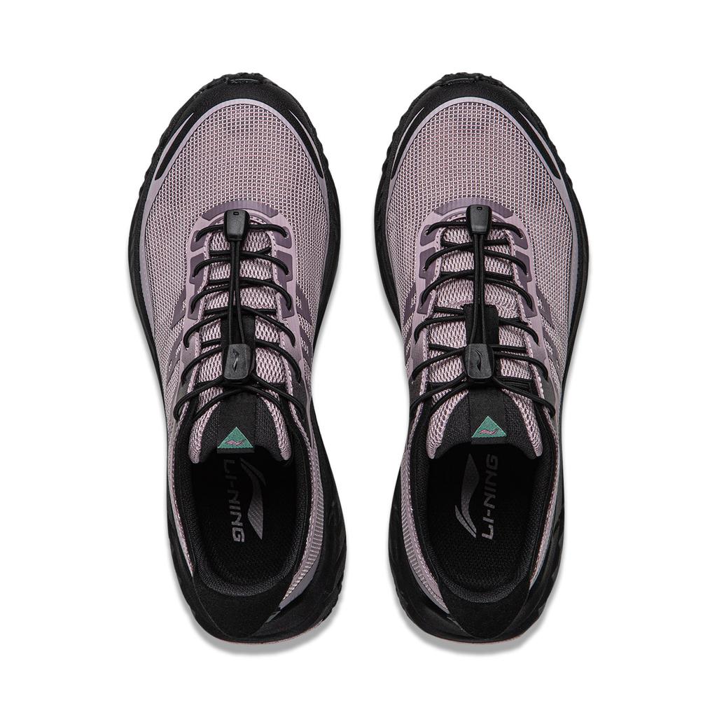 Li Ning Chuo Ye V2 Cushioning Slip Resistant Abrasion Resistant Rebound Low Top Trail Running Shoes Women's ARSW124-1