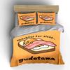 Egg on toast design. Bedding sets Duvet cover sets Duvet covers Pillowcases(1 * Duvet Cover 2 * Pillowcases without duvet insert)