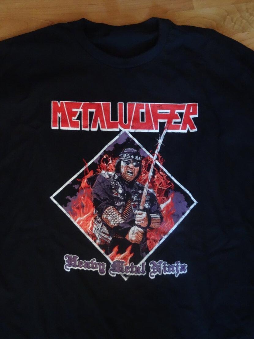 Metalucifer Band Heavy Metal Ninja Cotton Black T Shirt S-5XL CM504 XXXL