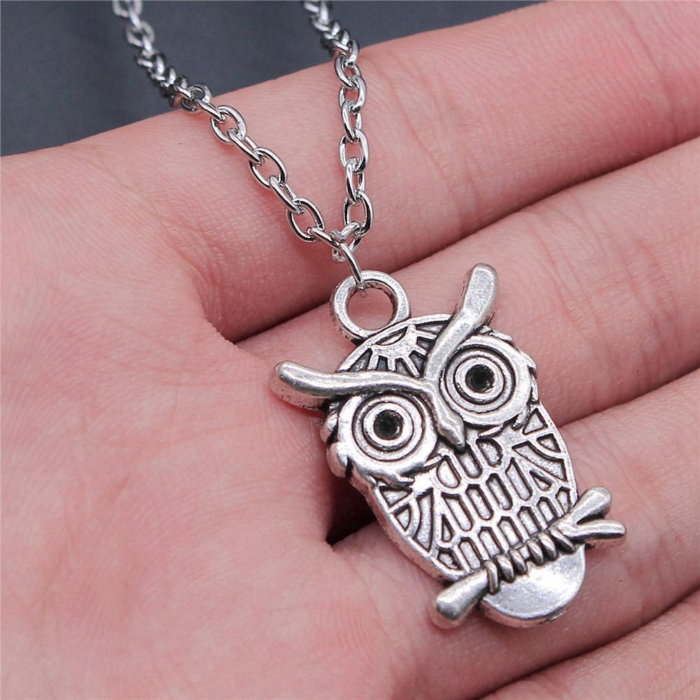 45cm Or 70cm Long Chain Necklace Bird Vintage Jewelry Supplies QN009