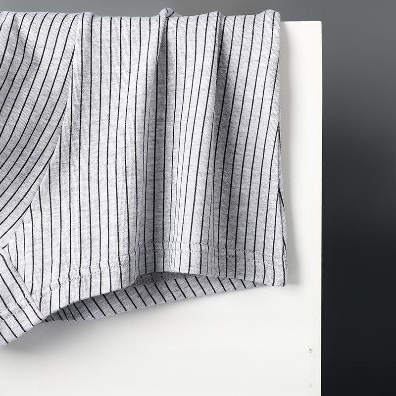 3pcs Men's Underwear with Flat Corners Short Stripes and Men's Underwear Boxer Brief