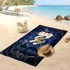 Ifk göteborg Personalisiertes Bedrucktes Strandtuch Fußballlogo Unterstützung Benutzerdefinierter Name Text Saugfähiges Handtuch für Sport Reisen Besonderes Geschenk