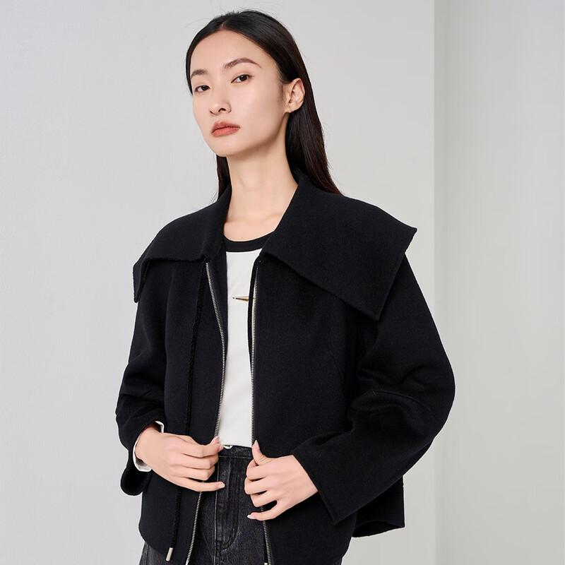 

Iveni Women s Winter Short Wool Double-Faced Coat S