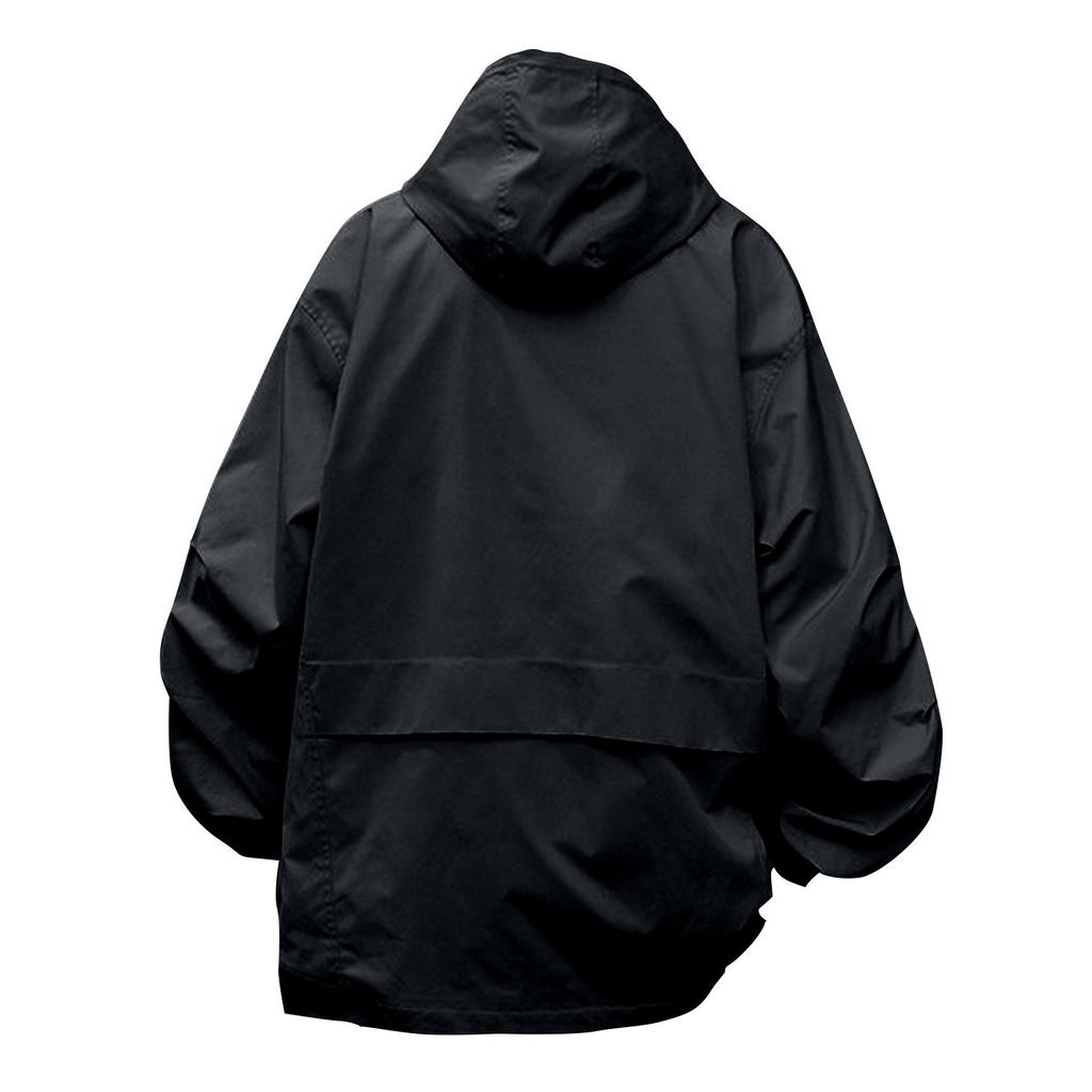 Men's Casual Sports Jacket Waterproof Lightweight Hooded  Hiking Golf Raincoats With  Pockets