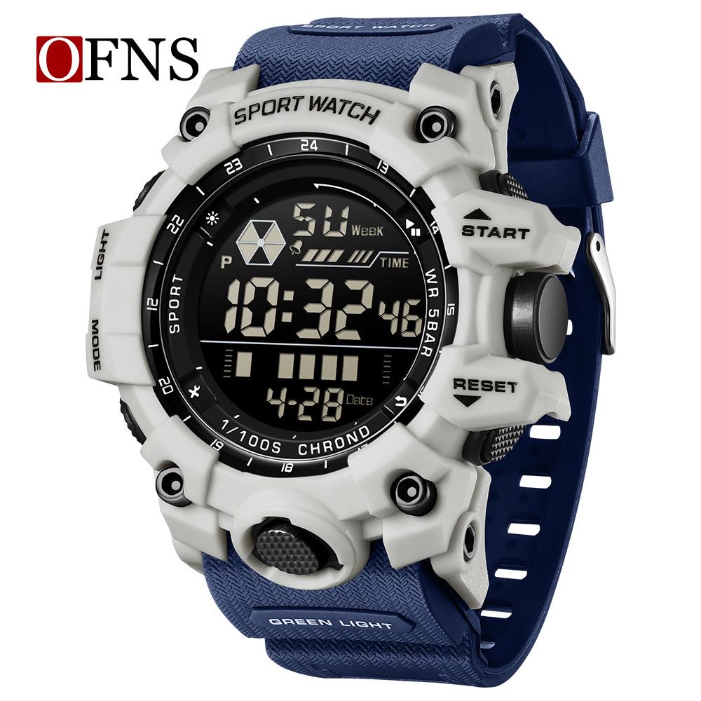 Sanda Student Sports Watch - Hot Selling Waterproof Multifunction with Snooze Alarm & Single Display.