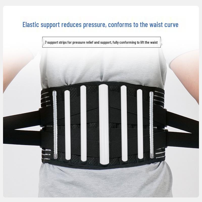 Nylon Lumbar Support Belt for Sports, Fitness, and Lumbar Protection