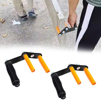 2 Stück Gipskartonhalterung mit komfortablem Griffclip Handhebeklemmen Platten- und Glashandhabungswerkzeug Arbeitssparendes Werkzeug