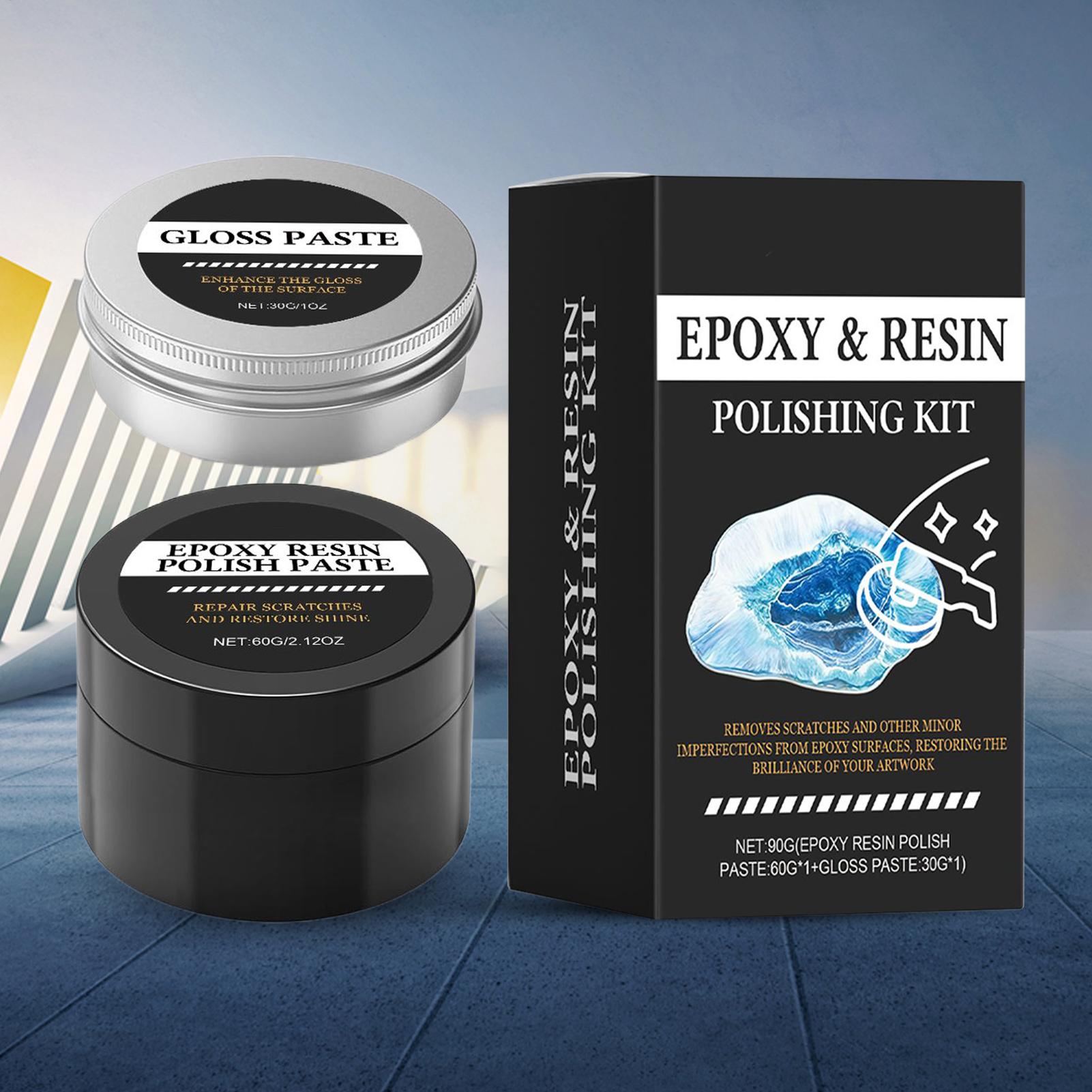Repair Epoxy Polishing Kit For Resin Luster Restoration Cream Epoxy Scratch Polishing Compound For Beginners Art Projects