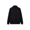 Anta Knitted Collar Long Sleeve Jacket Men Outerwear Black 952138738-3