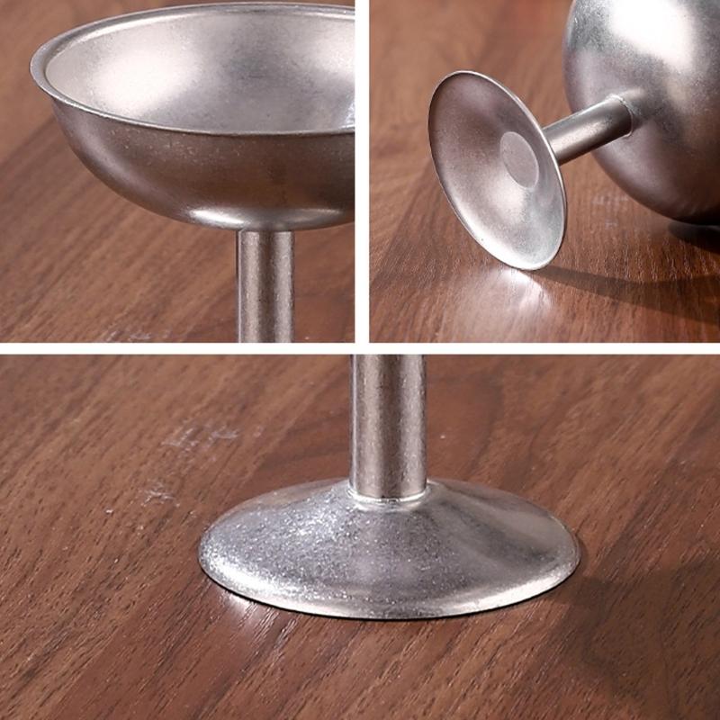 Rustproof 304 Nonrust Steel Puddings Cups Elegant High Footed Serving Dishes For Parties Weddings And Home Use