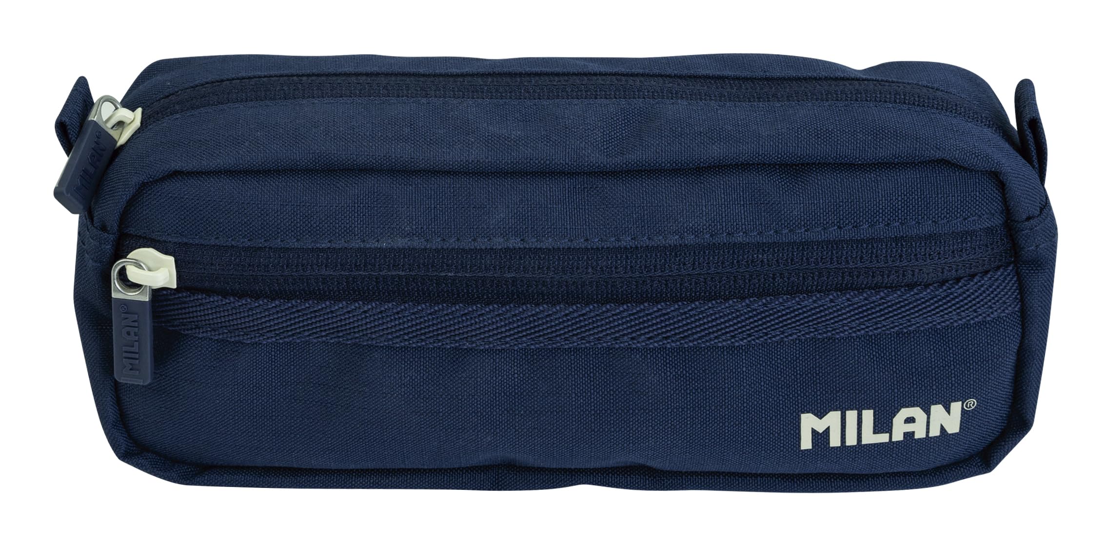 

Пенал MILAN Navy MLN081148SNCB с 2 молниями, синий,