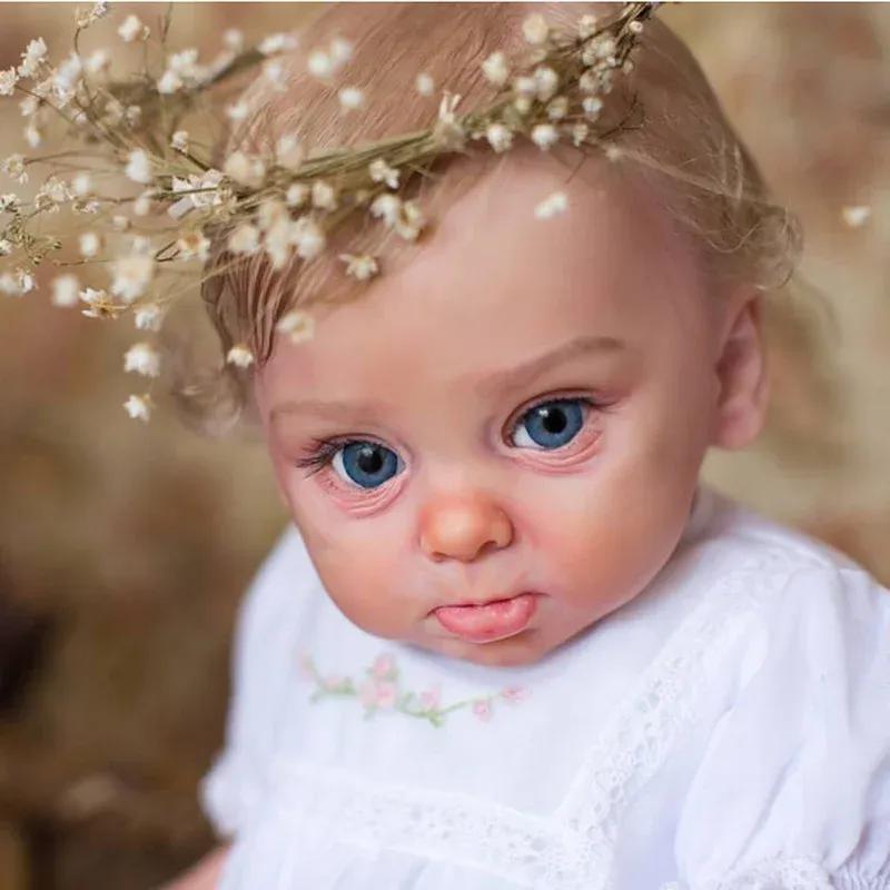 24inch Reborn Doll Kit Adelaide Princess Toddler Girl Rare Limited Edition Soldout Unfinished Unpainted Doll Parts doll kit with body
