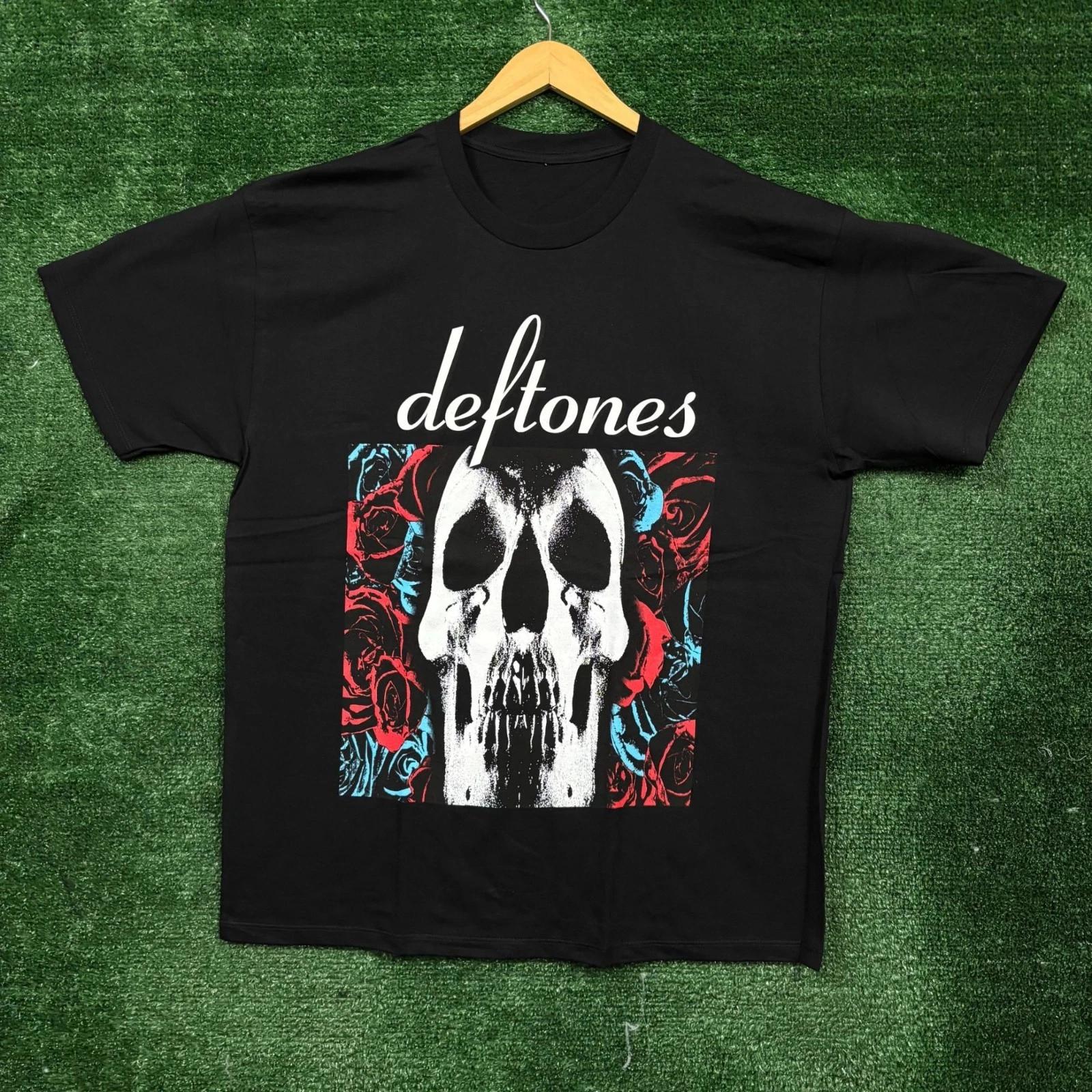 Deftones Self Titled Album Nu Metal Band T-shirt Size Extra Large 4XL