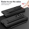 For Samsung Galaxy Z Fold7 5G Case PC Cell Phone Cover with Kickstand and Stylus Pen
