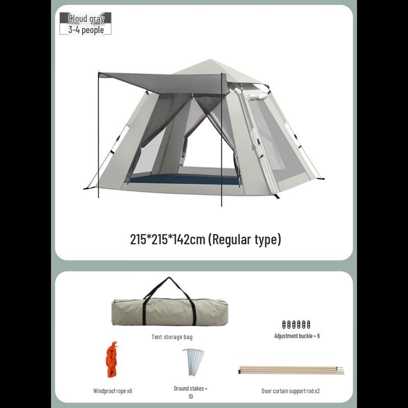 Automatic Pop-Up Camping Tent 3-4 Person