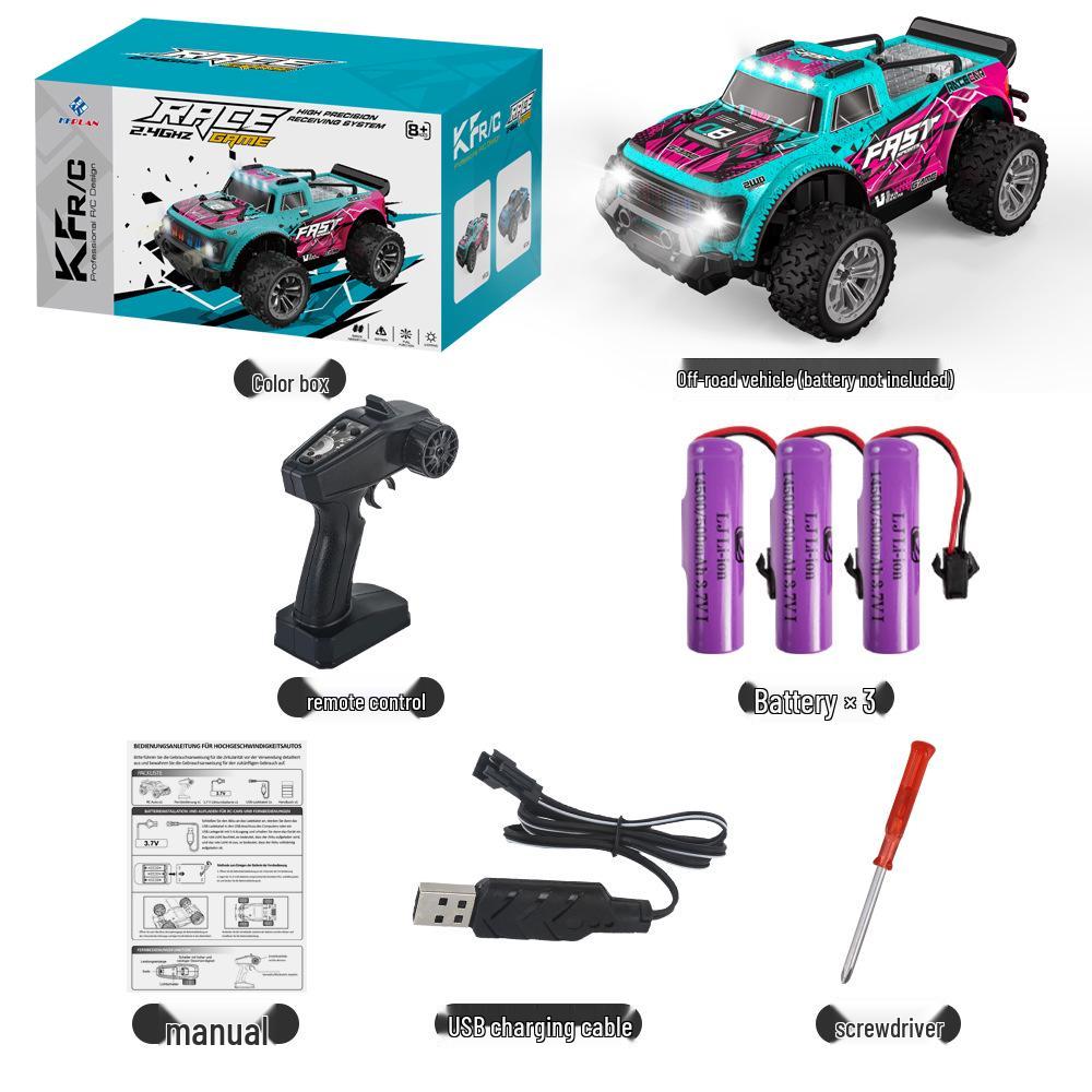 KF23 High-Speed 1:20 Off-Road RC Monster Truck - Mini Remote Control Car for Kids