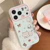 Cute Cartoon Cat Phone Case for iPhone 16, iPhone 17, iPhone 17 Pro Max
